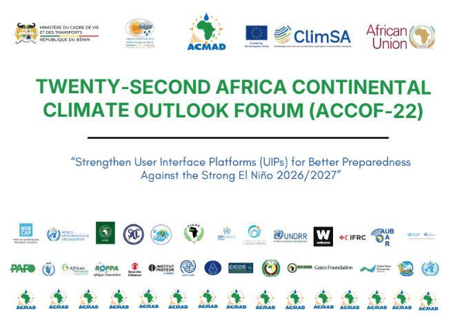 TWENTY-SECOND AFRICAN CONTINENTAL CLIMATE OUTLOOK FORUM (ACCOF-22)