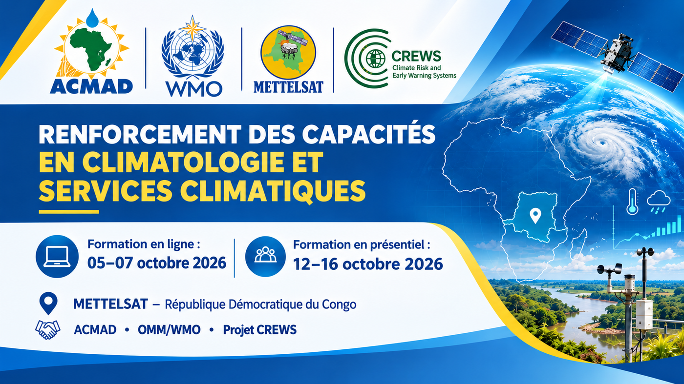 Renforcement des capacités en climatologie et services climatiques